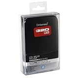 Intenso 6003610 320GB externe Festplatte (6,3 cm (2,5 Zoll), 5400rpm, 8MB Cache, USB) Alu schwarz