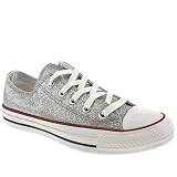 Converse All Star Speciality Glitter - 4 Uk - Silver - Man Made