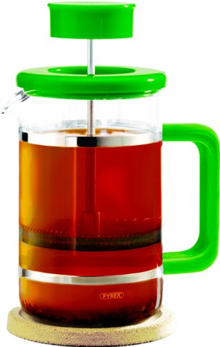G&H Tea Services 4-Cup North Bank Tea and Coffee Press Pot, Green