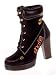 DEREON by Beyonce Virgo Womens Boots Shoes Heels Chocolate