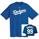 Manny Ramirez LA Dodgers Big and Tall Name and Number T-Shirt
