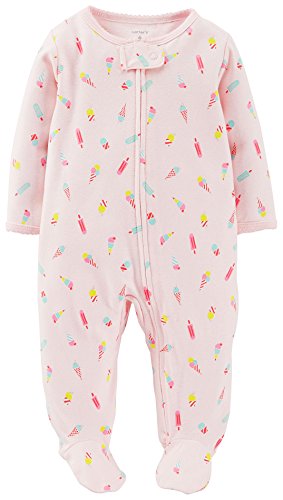 Carters Baby Girls Flamingo Zip Up Sleep & Play