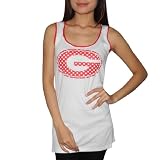 Womens NCAA Georgia Bulldogs Soft & Comfortable Camisole / Summer Tank Top - White (Size: XL)