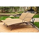 International Caravan Valencia Wicker Double Chaise Lounge