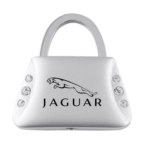 Jaguar Jeweled Purse Keychain