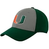 Top of the World Miami Hurricanes Two Tone Brushback 1Fit Hat
