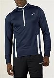 Nike Mens SWI Half Zip Top Navy/White