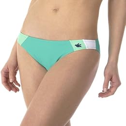 Xhilaration® Stripe Hipster Swim Bottoms - Green/ White