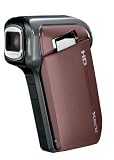 Sanyo VPC-HD700 GXBR HD-Camcorder (SD-Card, 5-fach opt. Zoom, 6,9 cm (2,7 Zoll)Display, 7 Megapixel, 720p) braun