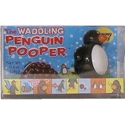 PoopingPenguinCandyDispenser