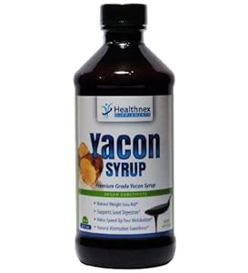 Pure Yacon Syrup 8oz Bottle - Natural Healthy Sugar Substitute - Great Taste - 100% Raw Syrup From the Yacon Root - Boosts Metabolism - Alternative Low Calorie Sweetener - Natural Prebiotics and Antioxidants - Cleanses the Digestive System and Increases Good Digestion - Natural Weight Loss Product - 30 Day Full Refund Guarantee
