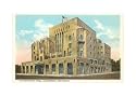 Franciscan Hotel, Albuquerque, New Mexico Architecture Art Poster Print, 17x11