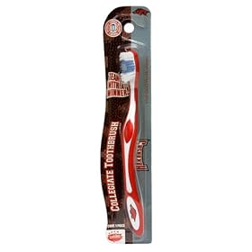 SportzDent Collegiate Toothbrush, University of Arkansas, Soft Bristles, 6 Brushes