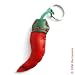 PEPERONCINO - Red Chili Pepper Italian Leather Key Chain