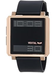 Vestal Unisex TRADR03 Transom Waterproof Black Rose Gold Watch