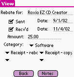 Rebate Tracker