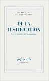 De la justification : les �conomies de la grandeur
