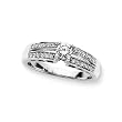 14K White Gold 1/2 ct. Diamond Engagement Ring