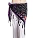 ZLTdream Women's Belly Dance Trangular Hip Scarf Grade Velvet