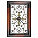 Metal Wall Art Plaq Flower and Leaf Sculpture 36