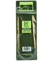 Bamboo Circular Knitting Needles 36''-Size 8