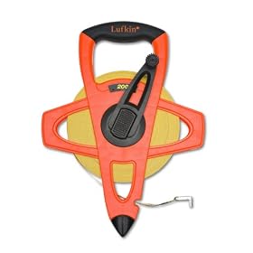 Lufkin FE200 Hi-Viz Linear Open Reel Fiberglass Tape - 3 4-inch X 200-foot by Lufkin
