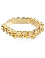 Isaac Mizrahi "Chain Gang" Chain Bangle Bracelet, 3.3"