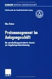 Preismanagement im Anlagengeschäft