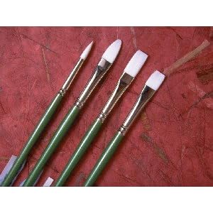 (Price 1 ST)PRINCETON BETTER Synthetic Bristle Oil and Acrylic Brushes - SYNTH BRISTLE BRUSH SET 4 by 