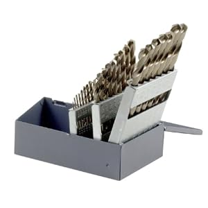 Bosch CO4029 Cobalt Twist Drill Bit Assortment with Metal Index, 29-Piece by 