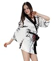 Samantha Look verführerrischer Kimono, Morgenmantel