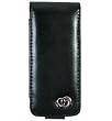 Premium Flip Leather Case with Swivel Belt Clip + Screen Protector for Apple iPod Nano Nano-Chromatic + Young Micro (Black) Silicone Skin Shoe Pouch - Black