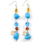 MLB Touch by Alyssa Milano Pittsburgh Pirates Turquoise Drop Earrings