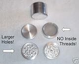 Four Piece NEW STYLE 2 1/4" Herb, Spice or Tobacco Pollen Grinder
