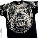 BIKER T-Shirt - Cats Suck Bulldog (Black)