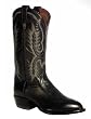 Tony Lama Black Shadow Kidskin Boots