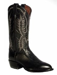 Tony Lama Black Shadow Kidskin Boots