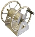 Liberty Garden Products 703-S2 3-In-1 200-Foot Capacity Multi-Purpose Steel Garden Hose Reel Stainless