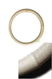 Geniune Leather Steering Wheel Cover - Natural