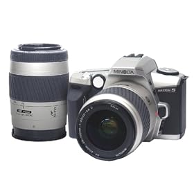 Click here to buy Minolta Maxxum 5 QD 35mm SLR with 28-100 & 70-210 Lenses by Konica-Minolta.