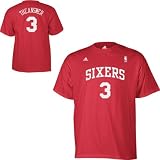 adidas Philadelphia 76ers Allen Iverson "The Answer" Nickname Game Time T-Shirt