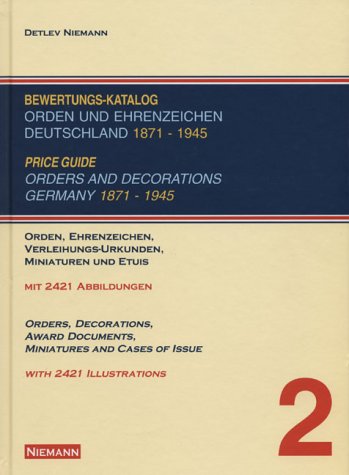 Bewertungs-Katalog Orden und Ehrenzeichen Deutschland 1871-1945