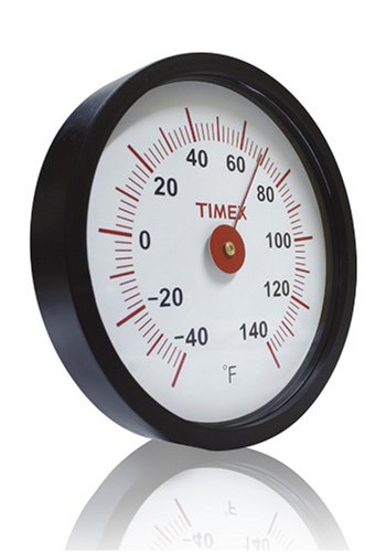Timex TX1013 5.5-Inch Indoor/Outdoor Wall-Mountable Thermometer