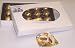 Gourmet Food : Scott's Cakes 1 Pound White Chocolate Covered Caramels in a White Gourmet Box