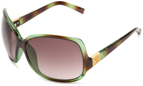 Electric Visual Women's Lovette Oversized Sunglasses,Bamboo Frame/Brown Gradient Lens,one size