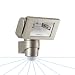 Steinel HS 150 DUO HalogenSensorLeuchte f�r Hausfronten und Zufahrten platin-look