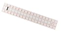 Fiskars 3-Inch-by-18-inch Clear Acrylic Quilting Ruler