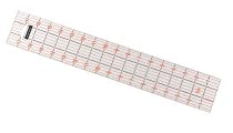 Fiskars 87647097 3-Inch by 18-inch Acrylic with Two-Color Grid