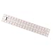 Fiskars 3-Inch-by-18-inch Clear Acrylic Quilting Ruler