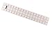 Fiskars 3-Inch-by-18-inch Clear Acrylic Quilting Ruler